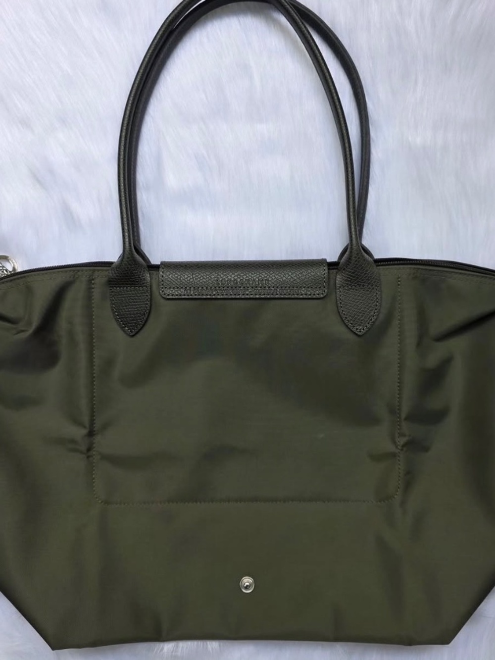 🌿NWT Forest green Longchamp Large - Picture 3 of 6